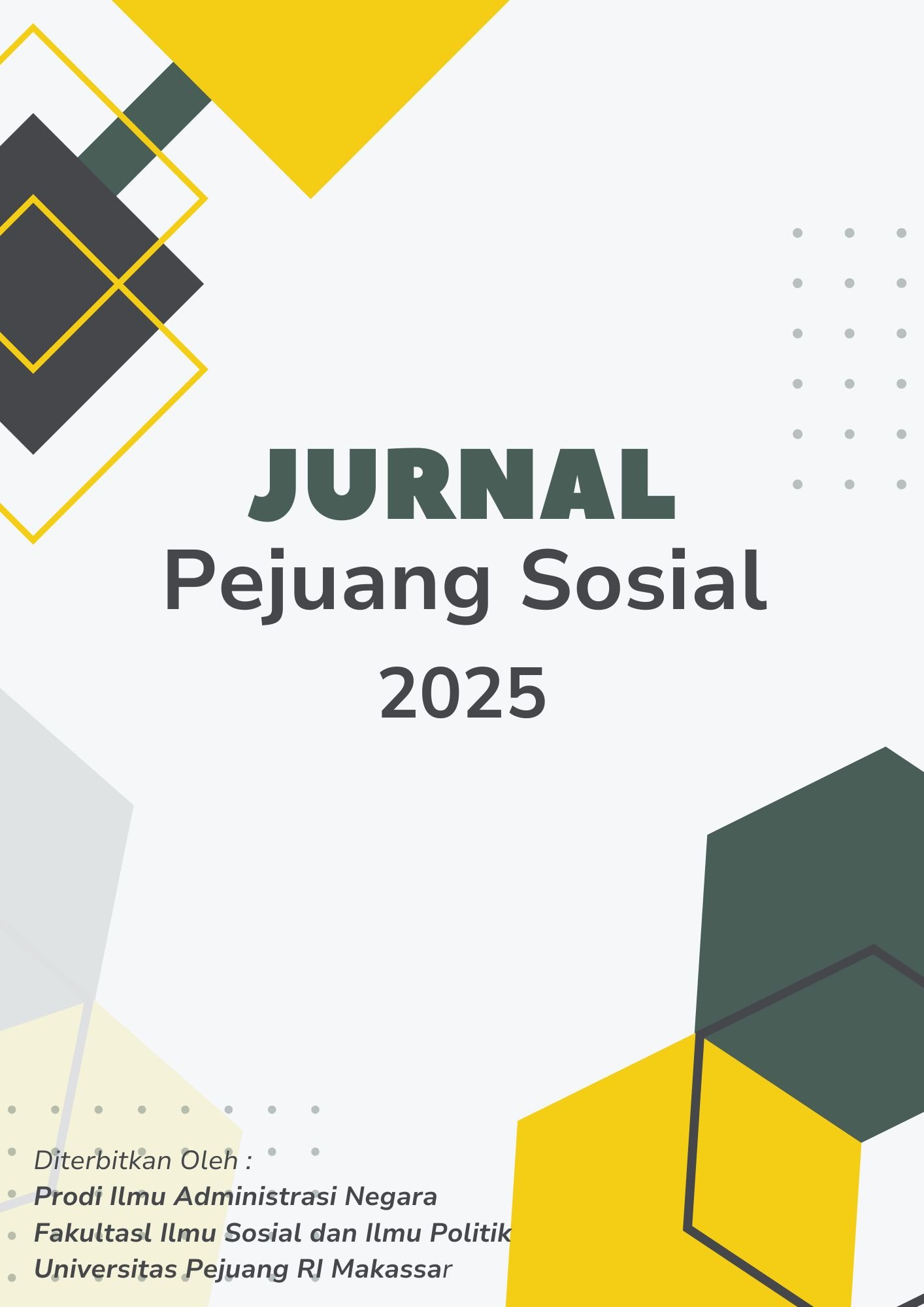 					Lihat Vol 1 No 1 (2025): Jurnal Pejuang Sosial
				